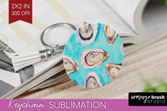 Mediterranean Keychain PNG - Summer Keychain Sublimation Product Image 1