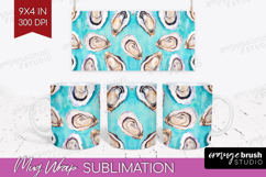 Mediterranean Mug Wrap - Summer Mug PNG Sublimation Product Image 1
