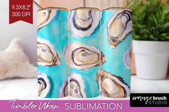Mediterranean Tumbler Wrap - Summer Tumbler PNG Sublimation Product Image 1