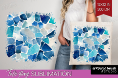 Mediterranean Tote Bag - Summer Tote Bag PNG Sublimation Product Image 1