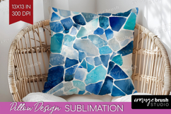 Mediterranean Pillow Sublimation - Summer Pillow Cover PNG Product Image 1