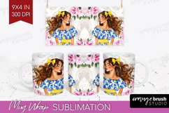 Mediterranean Mug Wrap - Summer Mug PNG Sublimation Product Image 1