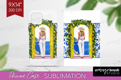 Mediterranean Phone Case PNG - Summer Case PNG Sublimation Product Image 1