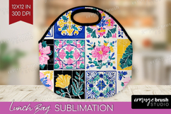 Mediterranean Lunch Bag - Summer Lunch Bug PNG Sublimation Product Image 1