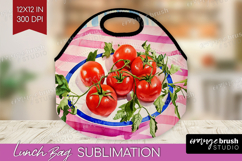 Mediterranean Lunch Bag - Summer Lunch Bug PNG Sublimation Product Image 1