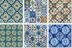 Mediterranean Tile Digital Paper Bundle Product Image 4