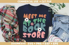 Meet me at the book store SVG, Book Lover SVG, Book SVG Product Image 2