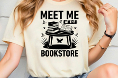 Meet Me at the Bookstore SVG, Book Lover SVG, Reading SVG Product Image 2