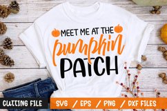 Meet me at the pumpkin patch SVG FILE Product Image 1