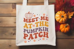 Pumpkin Patch Retro Vintage Groovy Fall Autumn SVG Product Image 2