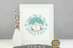Meet Me at The Snowy Patch SVG Product Image 1