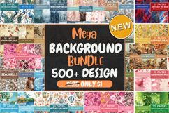 Mega Background Digital Paper Bundle, Backgrounds Bundle Product Image 1