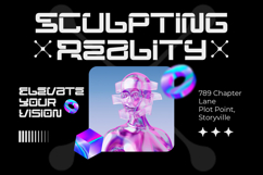 Mega Binory - Modern Futuristic Sci-Fi Font Product Image 11