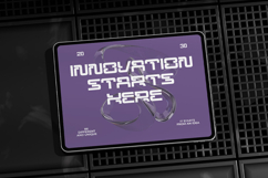 Mega Binory - Modern Futuristic Sci-Fi Font Product Image 12