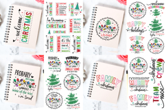 Funny Mega Christmas Quotes Svg Bundle/ 28 Designs Product Image 1