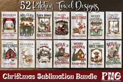 Large Christmas PNG bundle with printable bookmarks, magnetic bookmarks, round ornaments, Christmas kitchen towels and 20oz tumbler wraps shown as holiday craft designs for Cricut and Silhouette as printable and sublimation artwork.