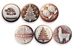 Gingerbread Christmas Ornament PNG Sublimation Product Image 7