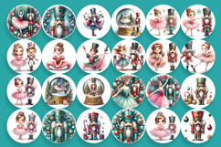 Christmas Ornament Nutcracker Watercolor bundle Product Image 4