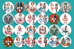 Christmas Ornament Nutcracker Watercolor bundle Product Image 5