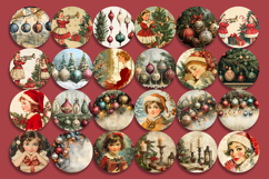 Retro Christmas Winter Ornament Sublimation Product Image 2