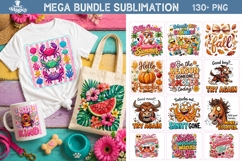 Mega Design Bundle | Funny Quotes Png Sublimation Bundle Product Image 1