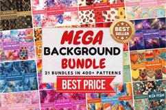 Mega Digital Paper PNG Bundle, Pattern, Backgrounds Bundle Product Image 1