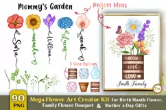 Flower Art Creator Kit For Mother's Day Gifts & Family Art Product Image 1