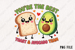 Food Sublimation Clipart Png, Funny Food Quotes Design Product Image 1