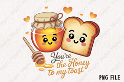 Food Sublimation Clipart Png, Funny Food Quotes Design Product Image 1