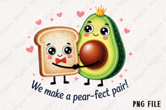 Food Sublimation Clipart Png, Funny Food Quotes Design Product Image 1