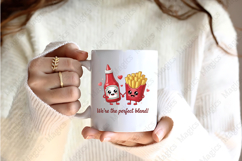 Food Sublimation Clipart Png, Funny Food Quotes Design Product Image 2