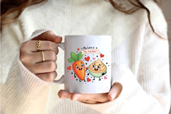 Food Sublimation Clipart Png, Funny Food Quotes Design Product Image 2