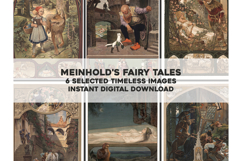 6 Beautiful Prints German Fairy Tales Restored Images Product Image 1