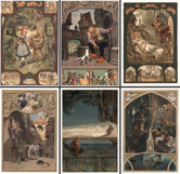 6 Beautiful Prints German Fairy Tales Restored Images Product Image 2