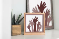 Black lives matter 3D Shadow Box SVG- Black power Product Image 1