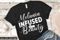 Melanin infused beauty - Black History SVG Design Product Image 1
