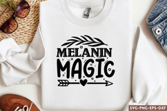 Melanin magic SVG, Black Woman SVG Product Image 1