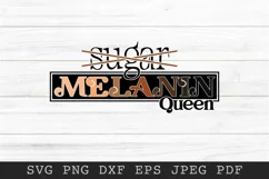 Melanin Queen SVG PNG DXF | Black Woman SVG Product Image 2