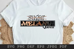 Melanin Queen SVG PNG DXF | Black Woman SVG Product Image 1