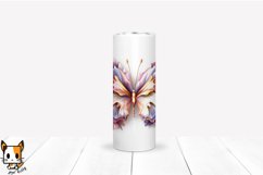 3d Butterfly Sublimation Tumbler Wrap Set | 20 PNG Design Product Image 9