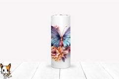 3d Butterfly Sublimation Tumbler Wrap Set | 20 PNG Design Product Image 10