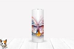 3d Butterfly Sublimation Tumbler Wrap Set | 20 PNG Design Product Image 18