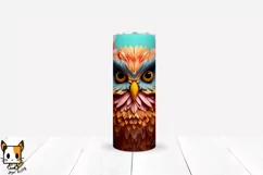 3d Floral Owl Sublimation Tumbler Wrap Set | 20 PNG Designs Product Image 11