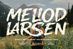Meliod Larsen Bold Hand Drawn Display Font Product Image 1