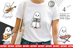 Music Teacher Ghost Sublimation Product Image 1