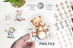 Melody Baby Beats Sticker Product Image 1