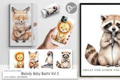 Digital Paper Melody Baby Beats Product Image 1