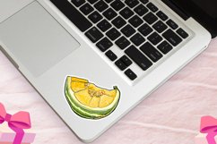 Canary Melon Sticker Clipart Bundle Product Image 4