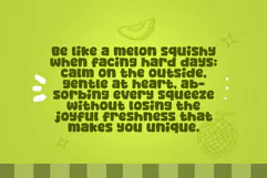 Melon Squishy - A Fun & Cozy Font Product Image 3