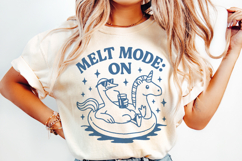 Vintage Sassy Summer Line Art Clipart, Sublimation PNG Product Image 3